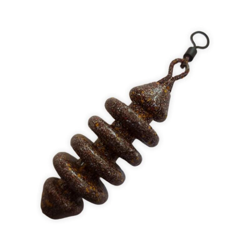 Carpleads Fırdöndülü Uzun Yemlik Feeder-Pasta Kaplamalı Olta Kurşunu 80g