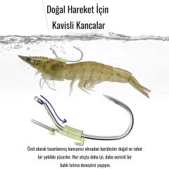 Trofem Glow Canlı Karides Takma Aparatı 5 Adet