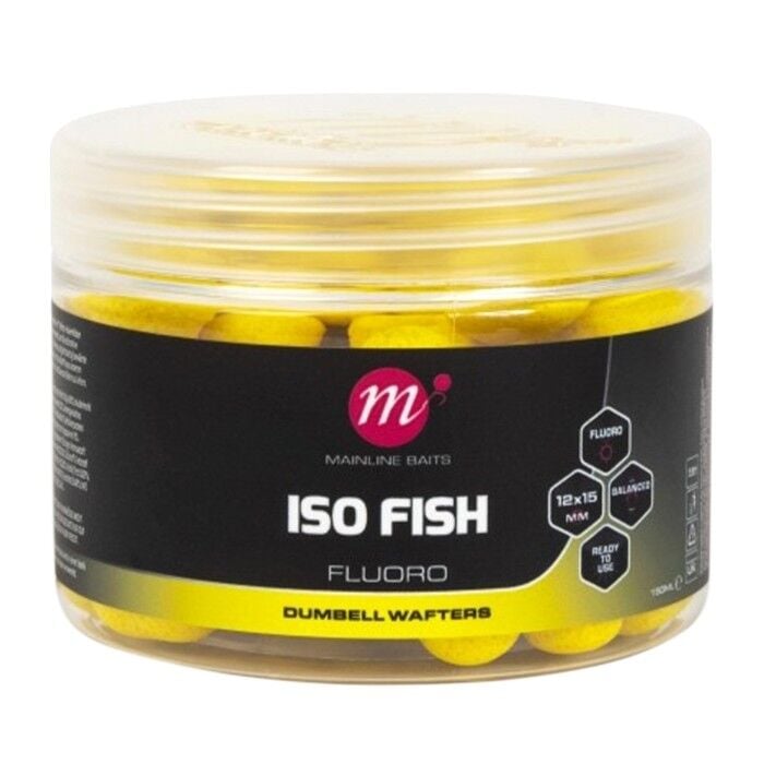 Mainline ISO Fish Fluoro Dumbell Wafters Yellow Sazan Balanslı İğne Yemi