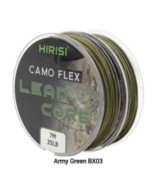 Hirisi Camo Flex Leadcore BX03 7m 35lb