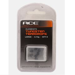 ACE Tungsten Teardrops Large 0.73g 8 Adet Sazan Rig Agirlıgi