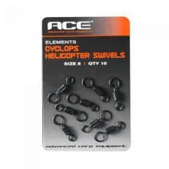 ACE Cycloops Helicopter Swivels No 8 - 10 Adet Helikopter Fırdöndü