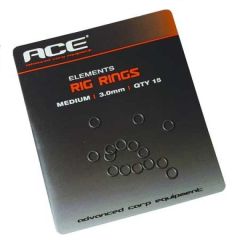 ACE Rig Rings Medium 3.0 mm 15 Adet Rig Halkası