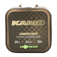 Korda Kamo 20lb 20m Coated Hooklink Kaplamalı Sazan Rig ipi