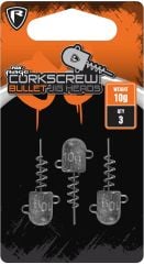 Fox Rage Corkscrew Bullet Jig Heads 3ad - 15g Silikon Yem Ağırığı