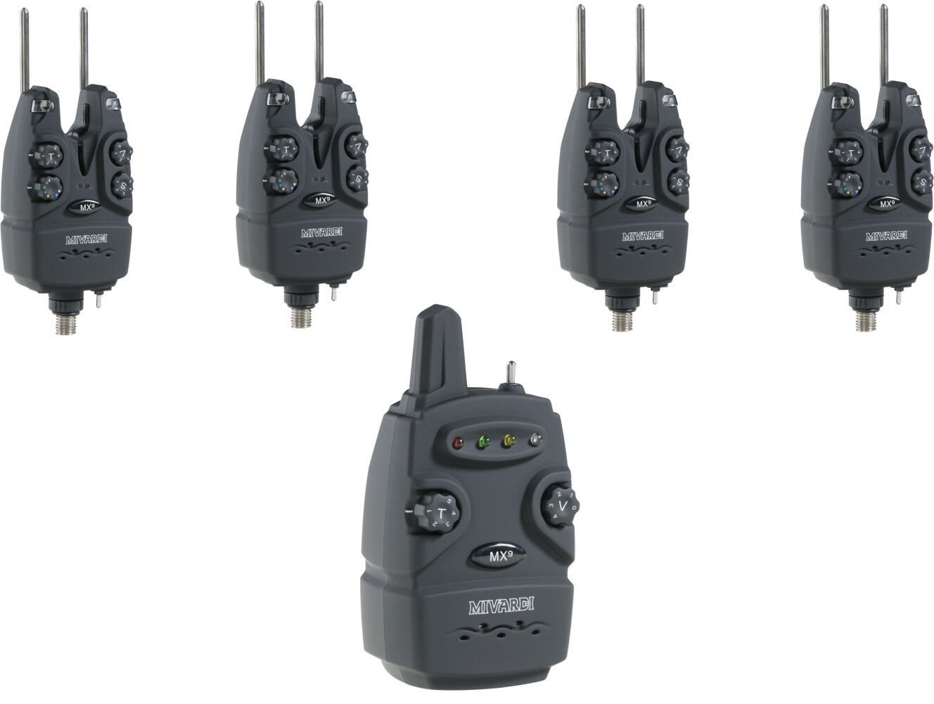 Mivardi Combo MX9 Wireless 4+1 Sazan Alarm Seti