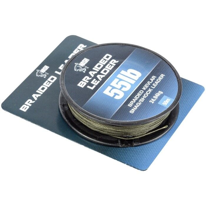 Nash Braided Leader 55lb Snag - Shock Leader
