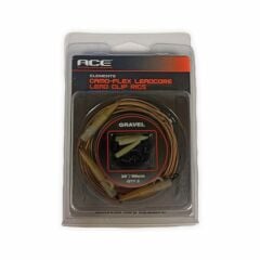 ACE Camo Flex Leadcore Lead Clips Rigs Gravel 3 Adet 90 Cm Çakıl Rengi Kurşun Klipsi Kurşunlu Lider