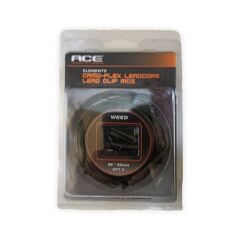 ACE Camo Flex Leadcore Lead Clips Rigs Weed 3 Adet 90 Cm Ot Rengi Kurşun Klipsi Kurşunlu Lider