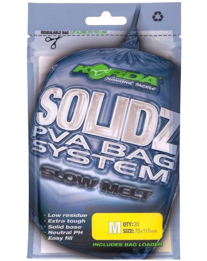 Korda Solidz Pva Bag System Slow Melt Medium Pva Poşet 20 Adet