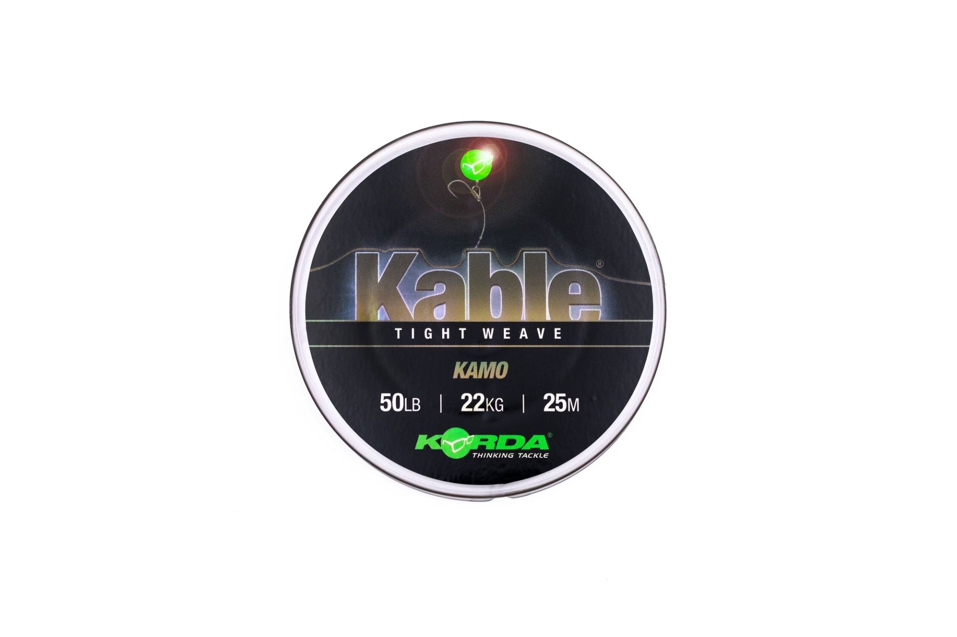Korda Kable Tight Weave Kamo 25m 22kg Kamuflaj Sazan Leadcore