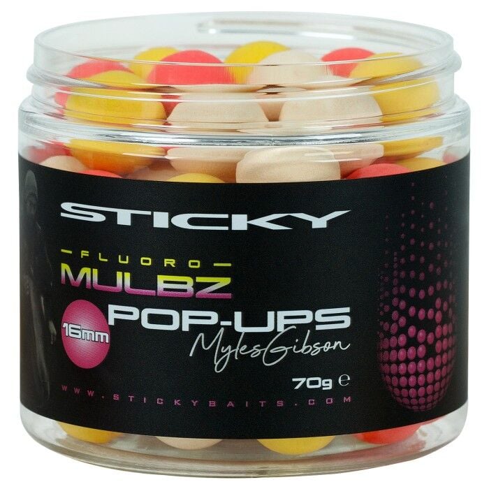 Sticky Baits Mulbz Fluoro 14mm Pop Ups