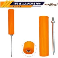 Portfish Kamış Ayağı Metal Sap İthal Mavi renk
