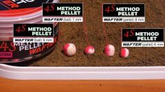 Haldorado 4S Method Pellet Wafter Strawberry Squid 6-7-8-9mm Feeder Kanca Yemi