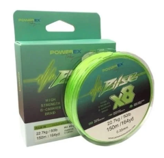 Powerex Pulse 8 örgü 150m Apple Green 0.14mm 8.1kg İp Misina