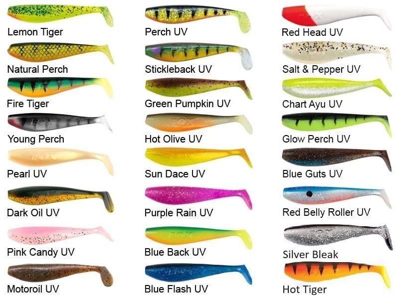 Fox Rage Zander Pro Shad 10 cm Silikon Yem