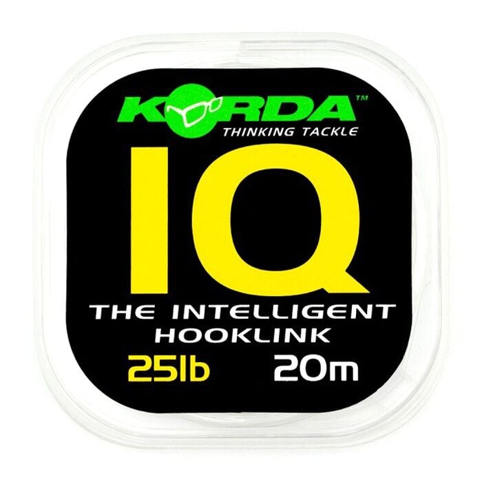 Korda IQ Fluorocarbon Hooklink 25lb 20m Fluorocarbon Misina