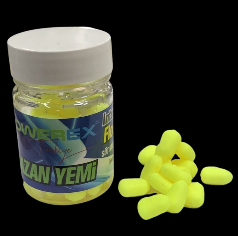 Powerex Fosforlu Sarı Yüzen Silikon Mısır13mm Süt Mısır Aromalı (40 adet)