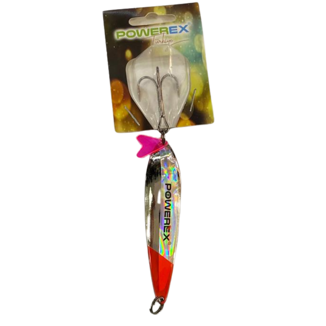 Powerex Bluefish 24 gr. 8 cm. Lüfer Palamut Turna Çinekop 7888 Metal Kaşık Sahte Yem