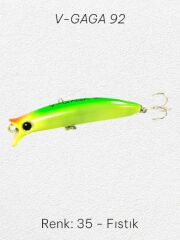 Ege Fish V-Gaga 92mm 15.5g Maket Yem Fıstık No:35