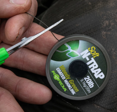 Korda Soft N-Trap Coated Hooklink Weedy Green (Ot Yeşili) Yumuşak Kaplamalı Rig İpi