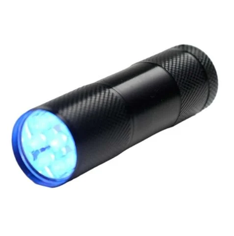 Powerex UV Mor Işık El Feneri (Siyah Gövde)