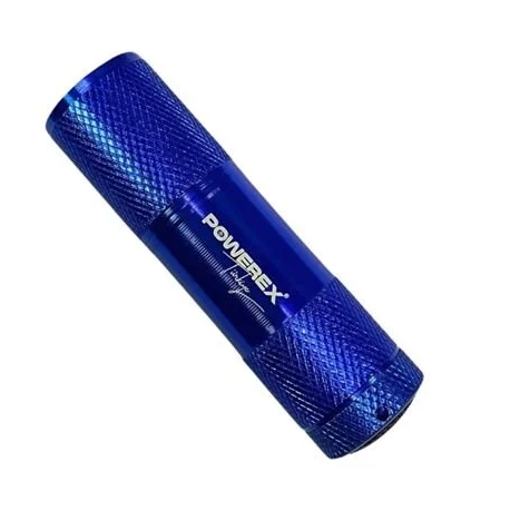 Powerex UV Mor Işık El Feneri (Mavi Gövde)