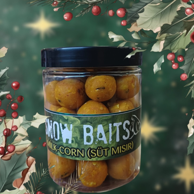 Snow Baits Sweet Corn Süt Mısır Boilie 18mm 190gr