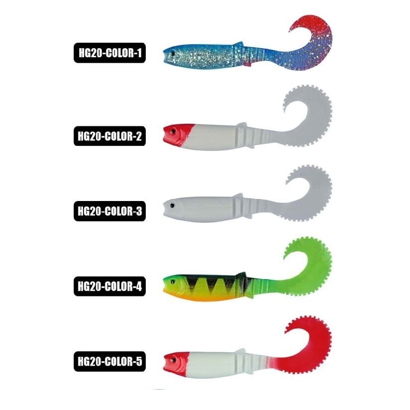 Effe Sasi Tail HG21 9cm Orak Kuyruk Silikon Yem