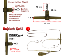 Portfish 2322-8 Quick Change Terminal Tackle