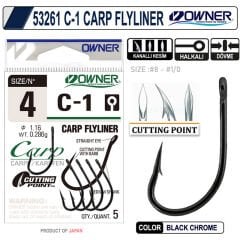 Owner 53261 C-1 Carp Flylıner Sazan İğnesi