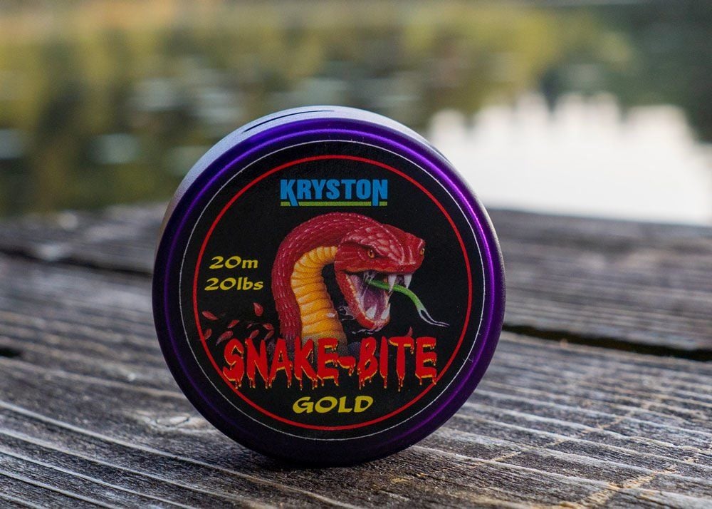 Kryston Snakebite Coated Hooklink Gold 20m 20lbs