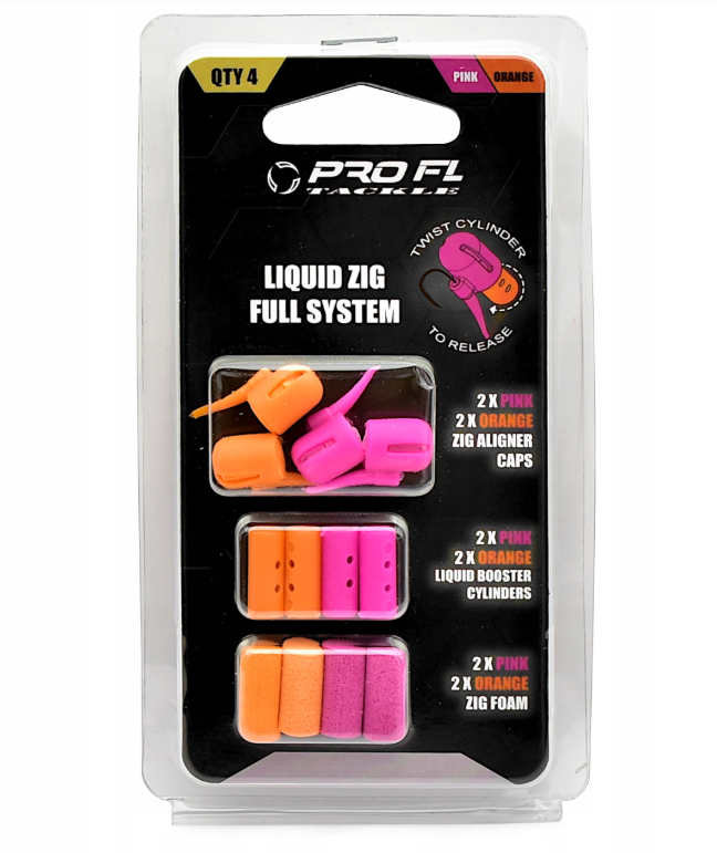 FL Zig Rig Liquid Full System Pembe Turuncu Zig Rig Sistem