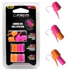 FL Zig Rig Liquid Full System Pembe Turuncu Zig Rig Sistem