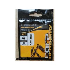 Carp Academy No4 Quick Change Swivel 8ad. Sök-Tak Fırdöndü