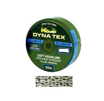 K-Karp Dyna Tex Elusive 20m 25lb Soft Hooklink Yavaş Batan Sazan Rig İpi