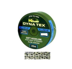 K-Karp Dyna Tex Elusive 20m 25lb Soft Hooklink Yavaş Batan Sazan Rig İpi