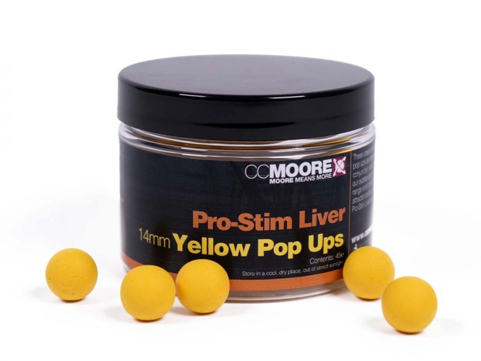 CC Moore Pro-Stim Liver 12mm Yellow Pop Ups Sarı Renk Pop Up