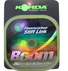 Korda Fluorocarbon Stiff Link Boom 25lb 11,3 kg 0,55mm 15 Metre Misina