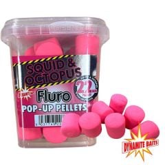 Dynamite Pellet Squid & Octobus Fluro 22mm Pop-Up Pellets