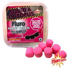 Dynamite Pellet Squid & Octobus Fluro 22mm Pop-Up Pellets