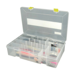 SPRO TBX50L Şeffaf 35x25x5CM Yem Kutusu