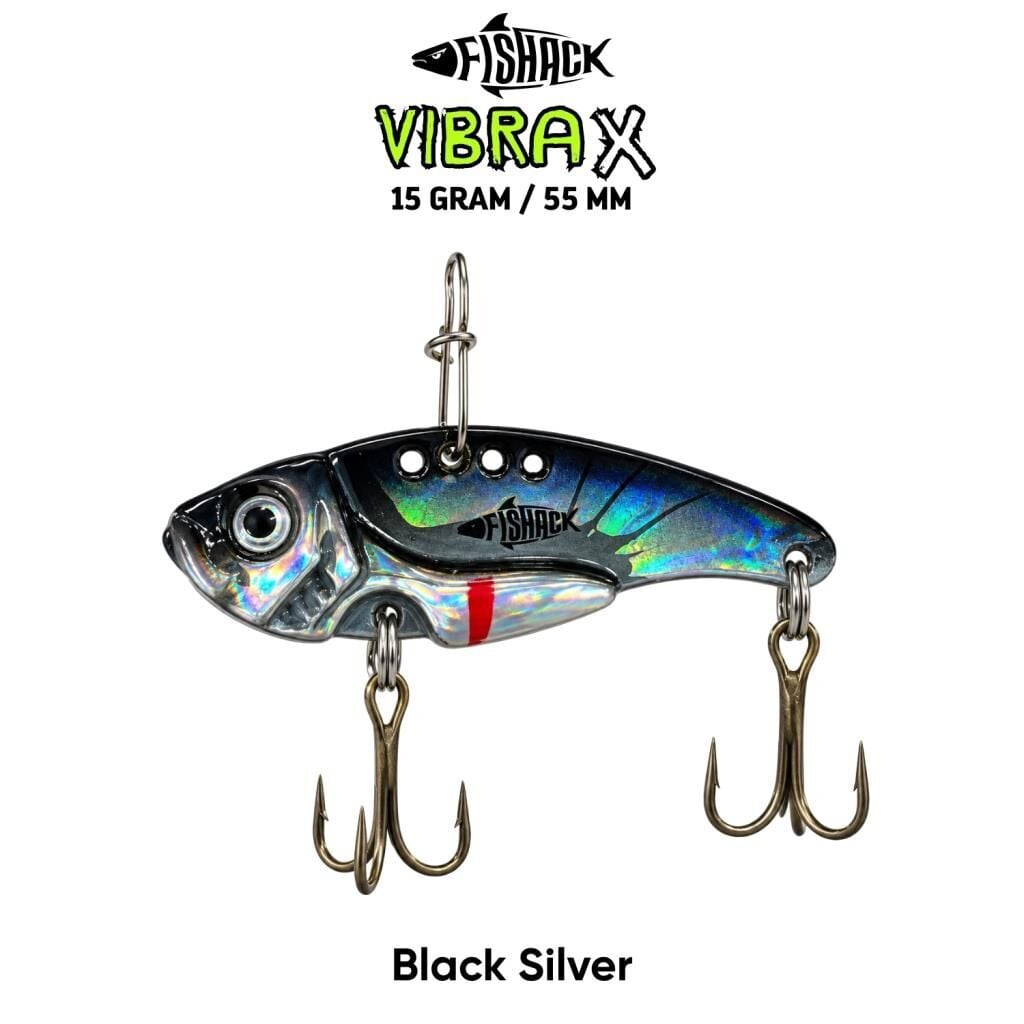 Fishack VibraX - 15g 55mm Black Silver