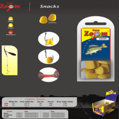 Carp Zoom Snack Yüzen Silikon Mısır Mini 12 Adet