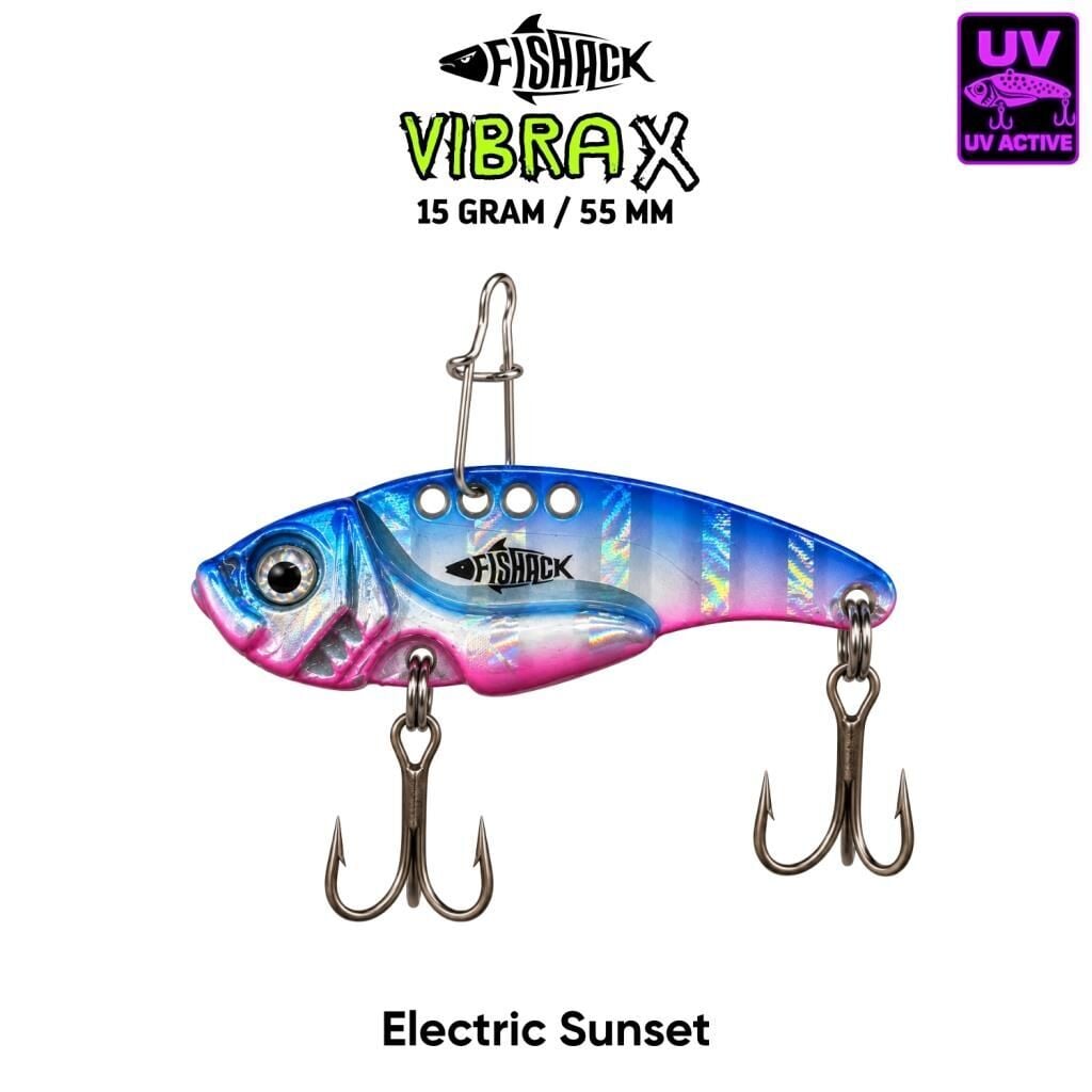 Fishack VibraX - 15g 55mm Electric Sunset