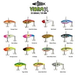 Fishack VibraX - 15g 55mm Electric Sunset