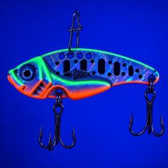 Fishack VibraX - 15g 55mm Green Black Point