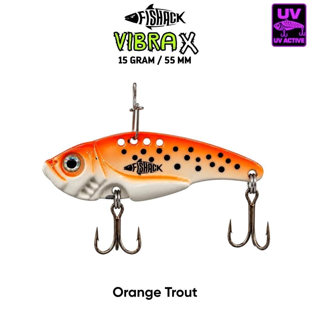 Fishack VibraX - 15g 55mm Orange Trout