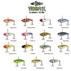 Fishack VibraX - 15g 55mm Orange Trout