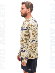 Fujin Pro Angler S24 T-Shirt Narural Camo
